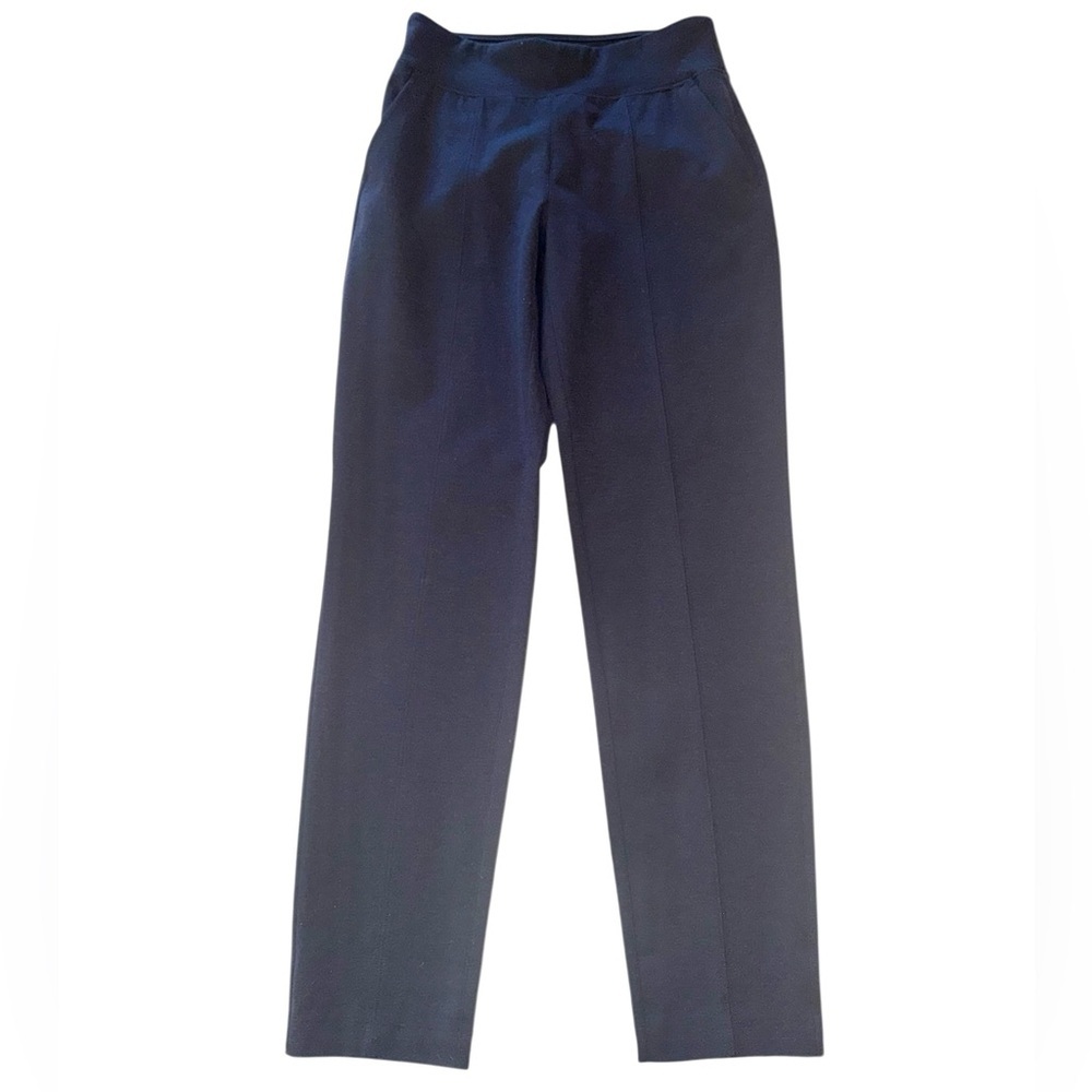 Kit And Ace Ponte Pull-On Straight-Leg Pants (Front Seam)
